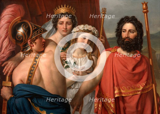 The Anger of Achilles. Artist: David, Jacques Louis (1748-1825)