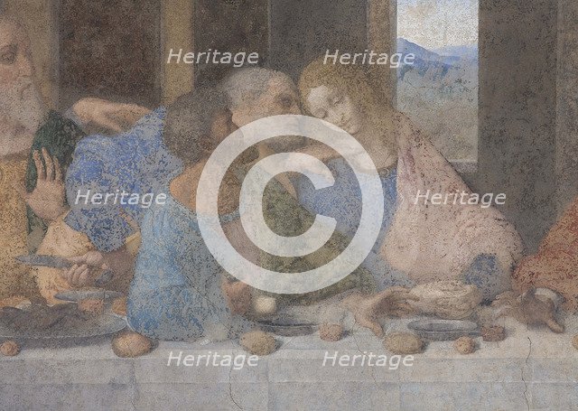 The Last Supper (Detail), 1495-1498.