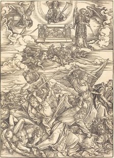 The Four Avenging Angels, probably c. 1496/1498. Creator: Albrecht Durer.