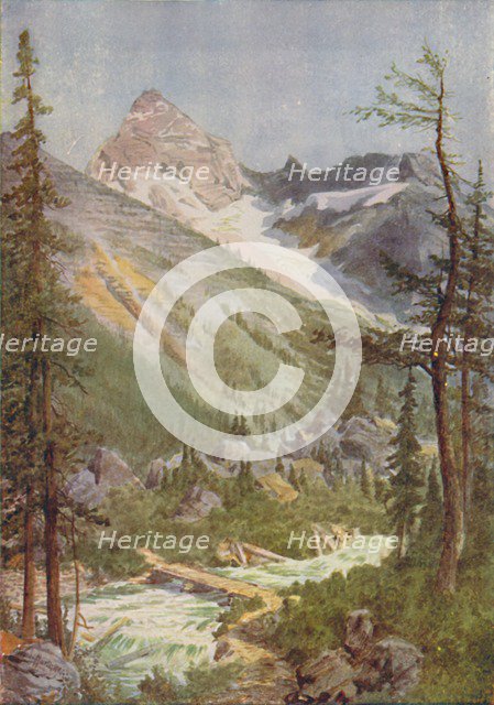 'Scene in the Rocky Mountains', 1924. Artist: Unknown.