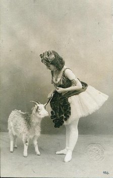 Matilda Kschessinska in the title role of the ballet La Esmeralda, 1899-1900. Creator: Fischer, Karl August (1859-after 1923).