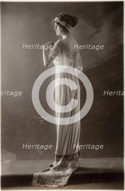 French Fashion Photograph, c.1895. Creator: Reutlinger.