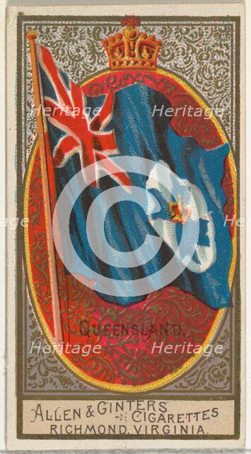 Queensland, from Flags of All Nations, Series 2 (N10) for Allen & Ginter Cigarettes Brands..., 1890. Creator: Allen & Ginter.