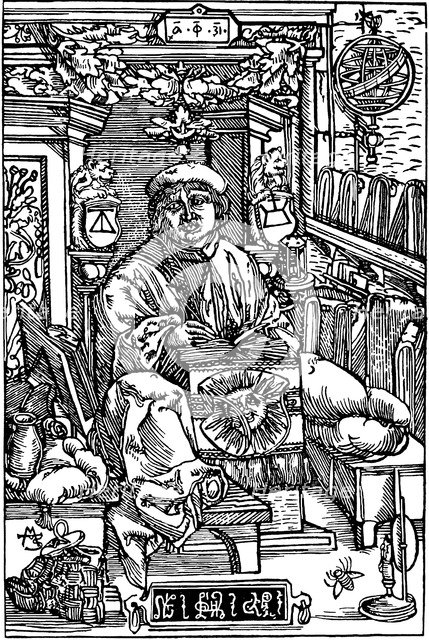 Portrait of Francysk Skaryna (1486-1541), 1517.