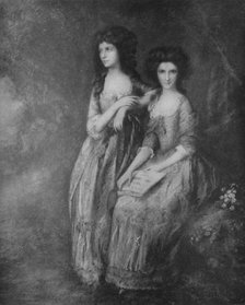 'The Linley Sisters, afterwards Mrs. Tickell and Mrs. Sheridan', c1772, (1917). Artist: Thomas Gainsborough.