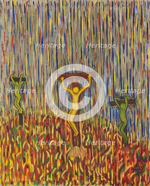 The Crucifixion, 1912. Creator: Morgner, Wilhelm (1891-1917).