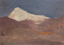 The Caucasus (Mount Kazbek), 1892. Creator: Jan Ciaglinski.