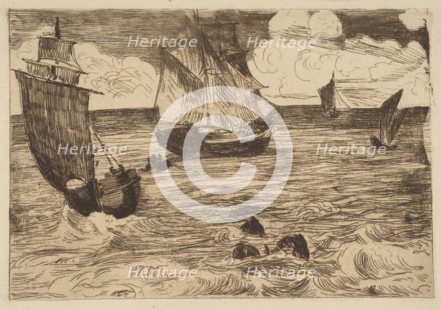 Marine, 1865-66. Creator: Edouard Manet.