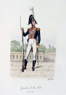 Gardes de la Porte, 1814-15 Artist: Eugene Titeux