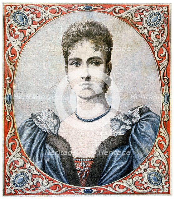 Tsarina Alexandra, Empress consort of Russia, 1894. Artist: Unknown
