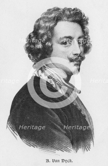 Sir Anthony van Dyck (1599-1641), Flemish painter, early 20th century. Artist: Unknown