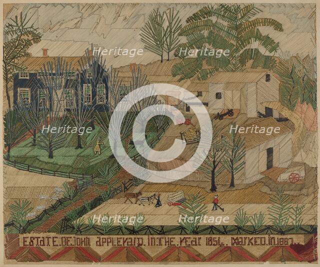 Yarn Picture, c. 1941. Creator: Edward Unger.