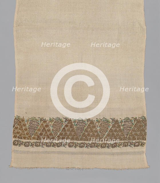 Towel, Turkey, 19th century. Creator: Unknown.