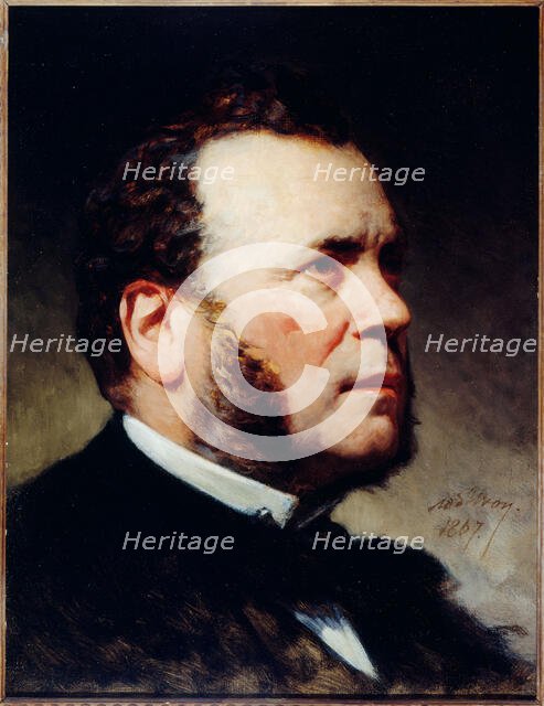 Portrait of Ferdinand Barrot (1806-1883), politician, 1867. Creator: Adolphe Yvon.