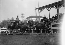 Horse Shows - 4-Horse Teams, 1912. Creator: Harris & Ewing.