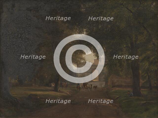 Outside Ariccia, 1882. Creator: Thorald Brendstrup.