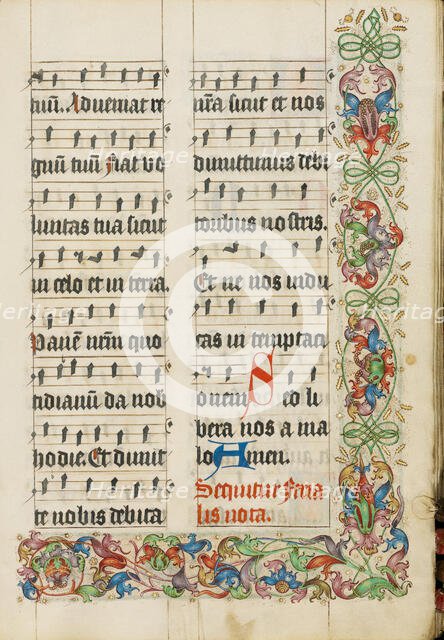 Decorated Text Page; Missal, about 1500-1505. Creator: Unknown.