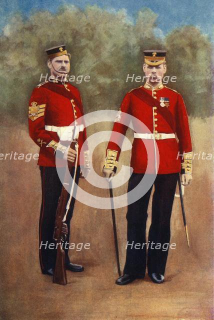 'The Grenadier Guards (Colour-Sergeant & Sergeant-Major)', 1901. Creator: Gregory & Co.