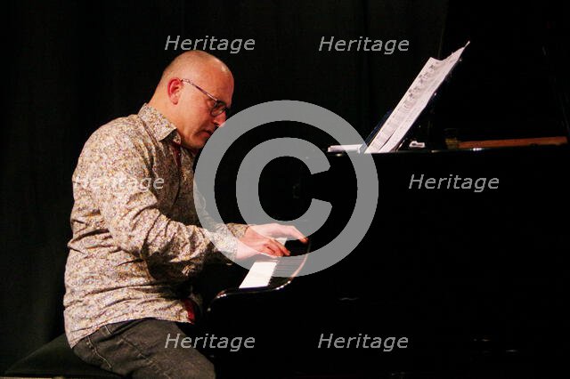 Marco Marconi, Marco Marconi Quartet, Verdict Jazz Club, Brighton, East Sussex, 14 April 2023. Creator: Brian O'Connor.