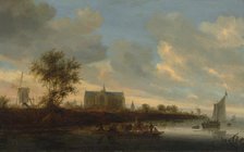 View of the Town of Alkmaar. Creator: Salomon Ruysdael.