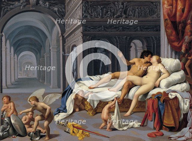 Venus and Mars. Artist: Saraceni, Carlo (1579-1620)