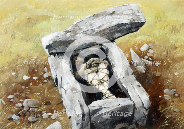 Cist, Bronze Age, (c1990-2010). Artist: Ivan Lapper.