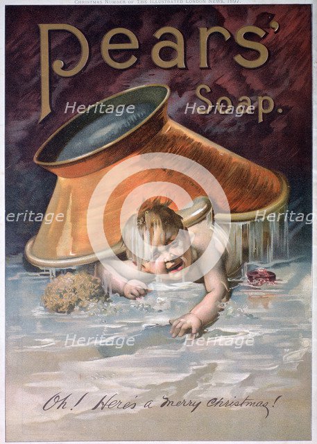 Pears soap advert, 1897. Artist: Unknown