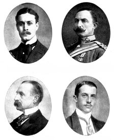 The Opening of Parliament: Movers and Seconders of the Address..., 1898. Creators: Elliott & Fry, Russell & Sons, Alexander Bassano, Walery.