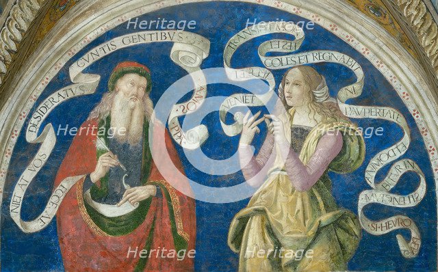 The Prophet Amos and the European Sibyl, 1492-1495.