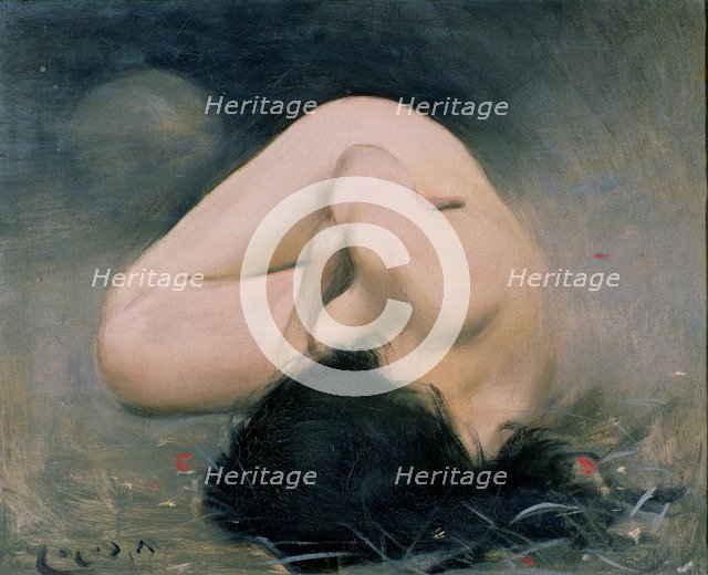 Woman nude', 1894, by Ramon Casas.