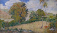 Meadow on Martinique, 1887. Creator: Gauguin, Paul Eugéne Henri (1848-1903).