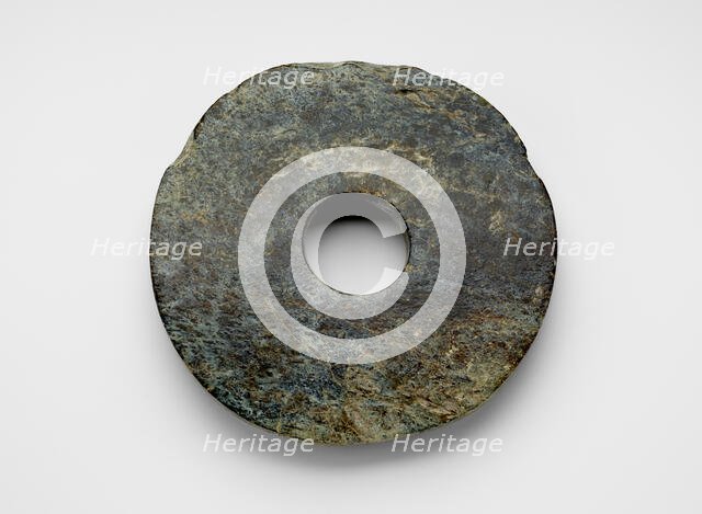 Disk (bi ?), Late Neolithic period, ca. 3300-2250 BCE. Creator: Unknown.