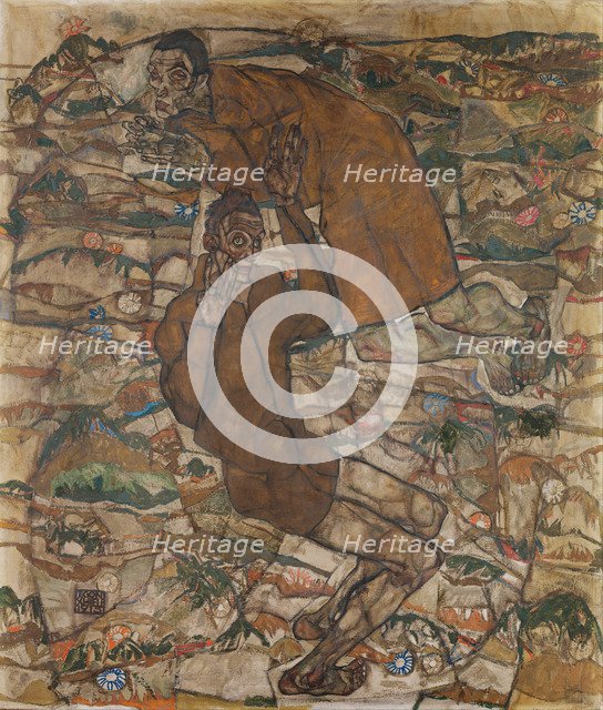 Levitation (The Blind II), 1915. Artist: Schiele, Egon (1890–1918)