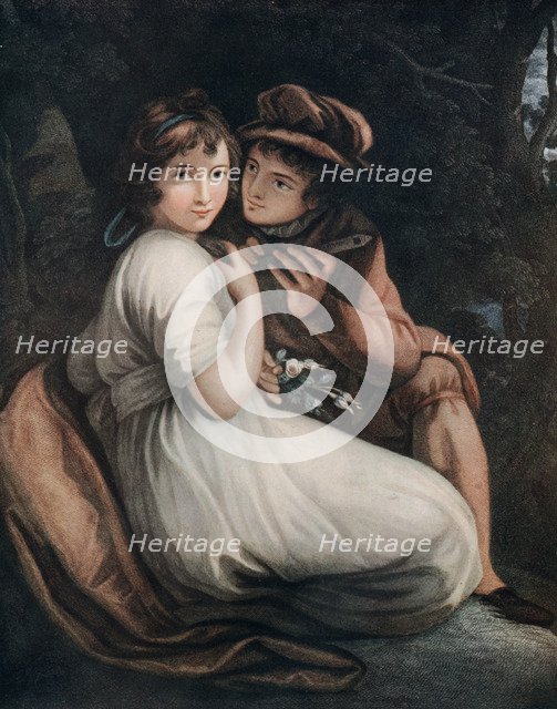 'Henry and Emma', late 18th-early 19th century, (1912).Artist: Francesco Bartolozzi