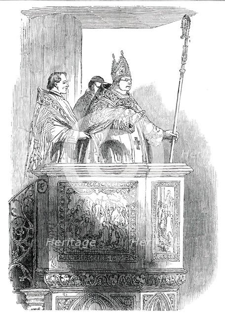 Cardinal Wiseman, Preaching, 1850. Creator: Unknown.