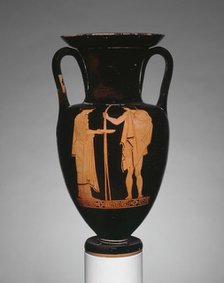 Amphora (Storage Jar), 455-445 BCE. Creator: Sabouroff Painter.