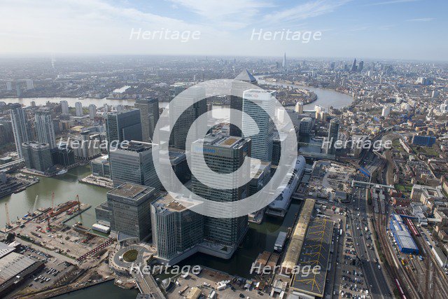 Canary Wharf, Isle of Dogs, Tower Hamlets, London, 2015. Artist: Damian Grady.