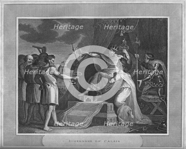 'Surrender of Calais', 1838. Creator: Unknown.