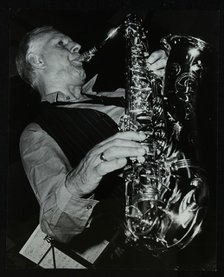 Saxophonist Don Rendell performing at The Bell, Codicote, Hertfordshire, 29 August 1982. Artist: Denis Williams