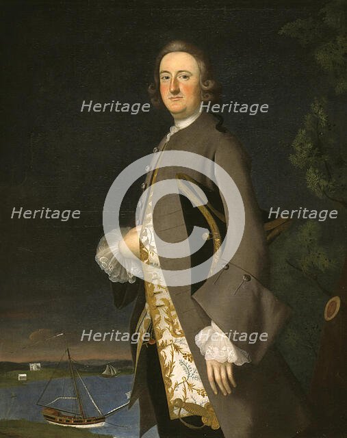 Portrait of Captain John Pigott, between c1700 and c1763. Creator: Joseph Blackburn.