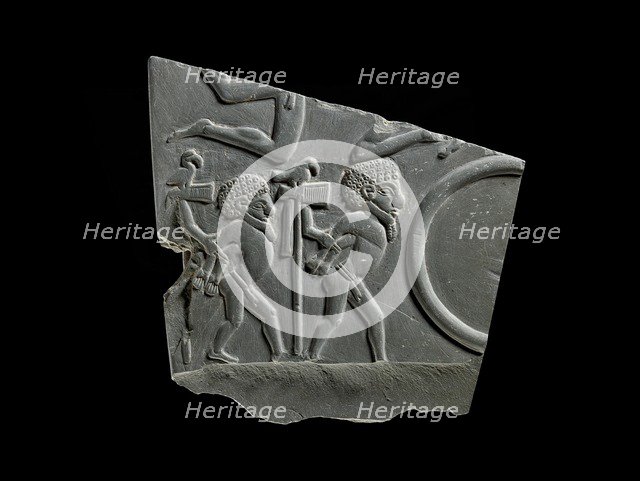 Fragment of battlefield palette, 3100 BC. Artist: Unknown.