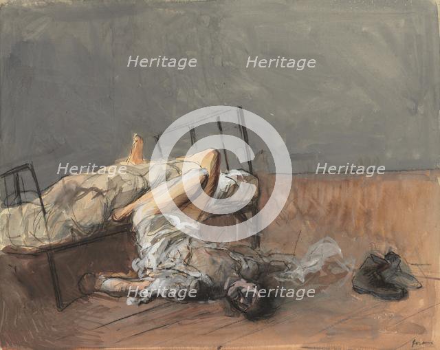 The Suicide, fourth quarter 1800s or first third 1900s. Creator: Jean Louis Forain (French, 1852-1931).