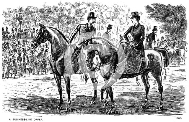 'A Business-like Offer', 1886 (1891). Artist: George du Maurier