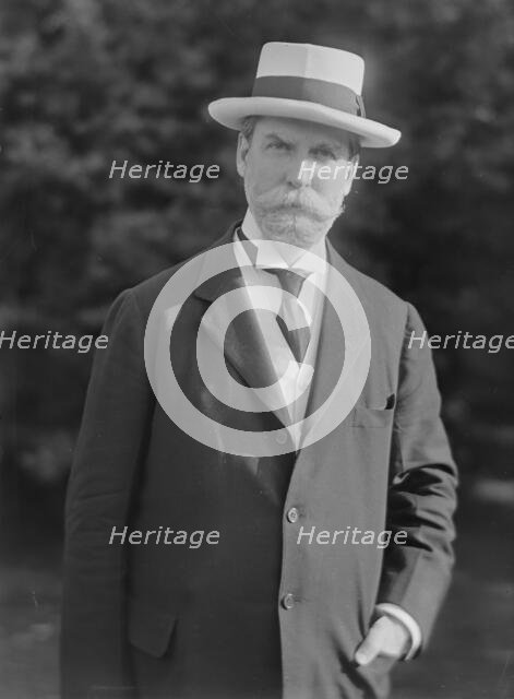 Hughes, Charles, Mr., portrait photograph, 1916. Creator: Arnold Genthe.