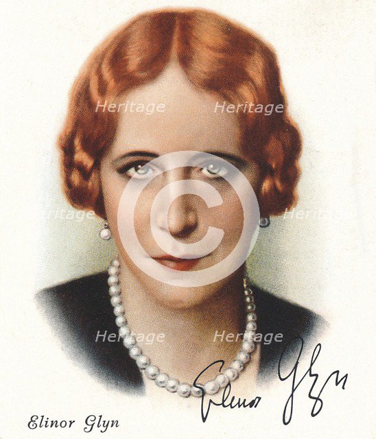 Elinor Glyn, 1937. Artists: Unknown, WD & HO Wills.