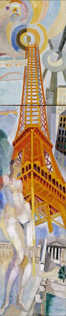 La Ville de Paris, la Femme et la Tour Eiffel, 1925. Creator: Delaunay, Robert (1885-1941).