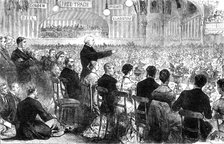 Mr. Gladstone at Leeds: the Banquet, 1881. Creator: Unknown.