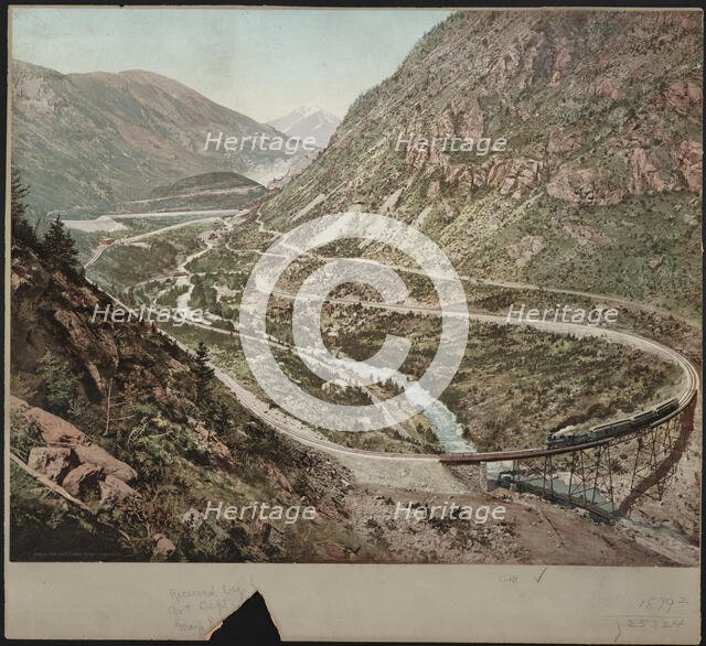 The far-famed Georgetown loop, c1899. Creator: William H. Jackson.