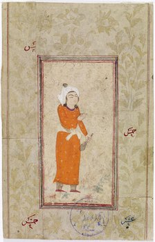 Man holding out a cup, 1700-1799. Creator: Unknown.