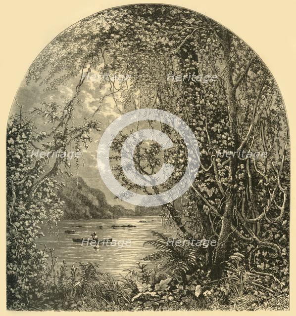 'The Potomac above Harper's Ferry', c1870. Creator: John J. Harley.